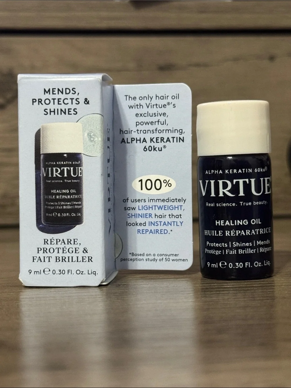 Virtue Healing Hair Oil .30 oz ~ NIB